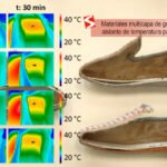 Materiales multicapa aislante de temperatura para el Calzado