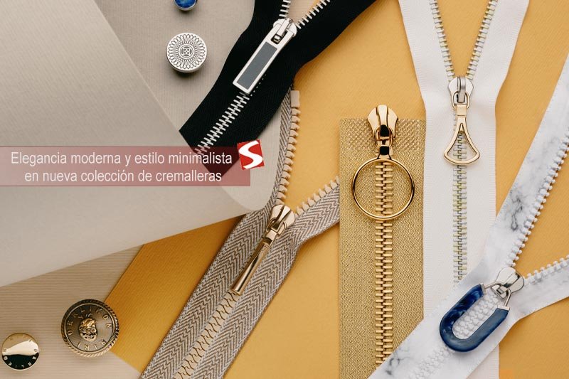 Elegancia moderna y estilo minimalista en nueva colección de cremalleras