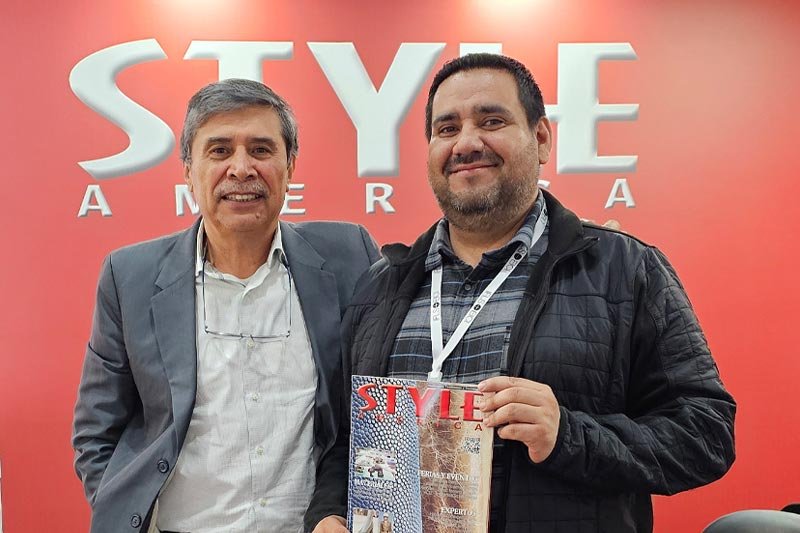 Alejandro Rodriguez, director Style America y Willian Parrado vicepresidente ejecutivo Acicam 25 años