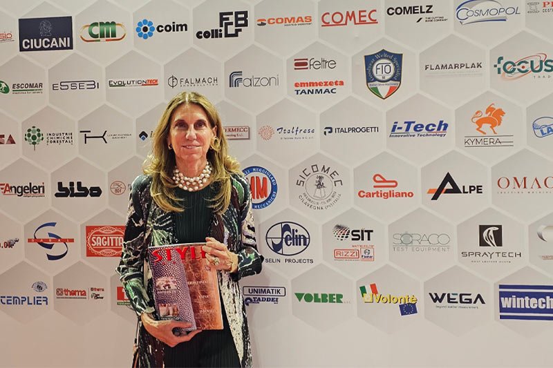 50 edición de Simac Tanning-Tech. presidenta de Assomac, Maria Vittoria Brustia