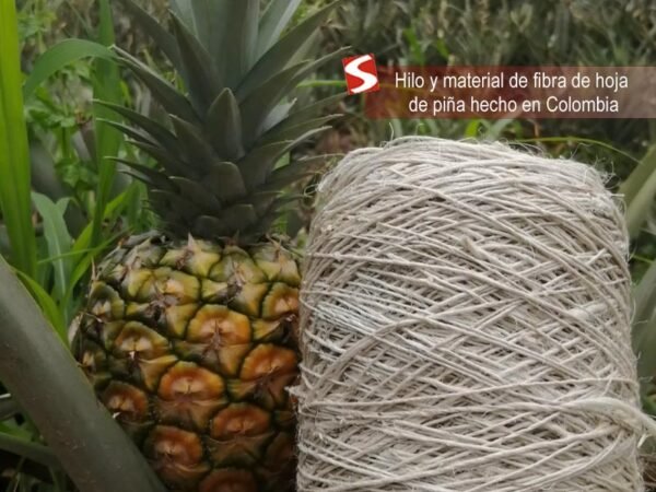 Hilo y material de fibra de hoja de piña hecho en Colombia - Insumos ...