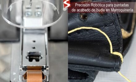 Precisión Robótica para puntadas de acabado de bucle en Marroquinería