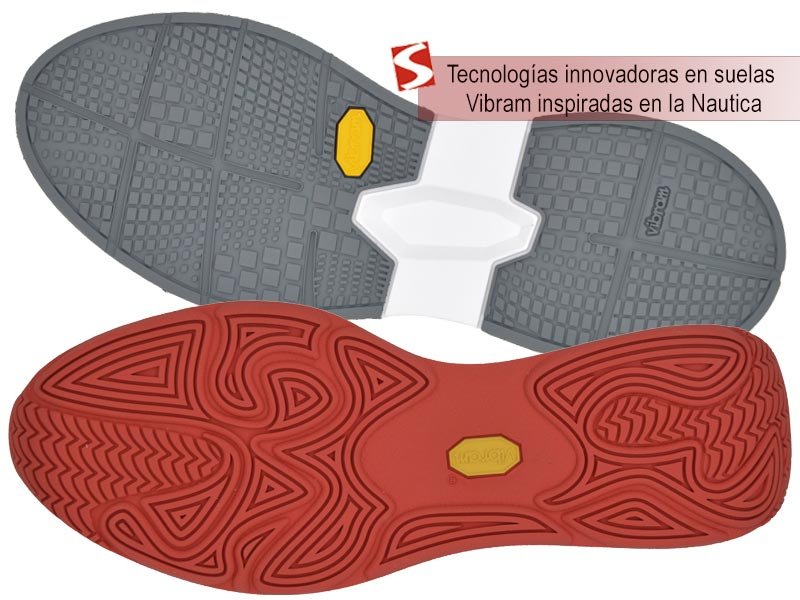 Tecnologías innovadoras en suelas Vibram inspiradas en la Náutica Tecnologías innovadoras en suelas Vibram inspiradas en la Náutica