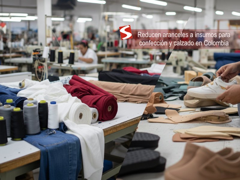 Reducen aranceles a insumos de confección y calzado en Colombia