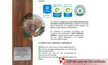 CDP del cuero de Cali certificado como carbono neutro