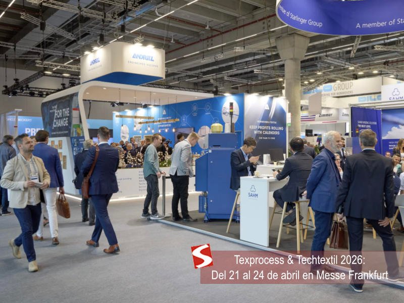 Texprocess & Techtextil 2026: Del 21 al 24 de abril en Messe Frankfurt