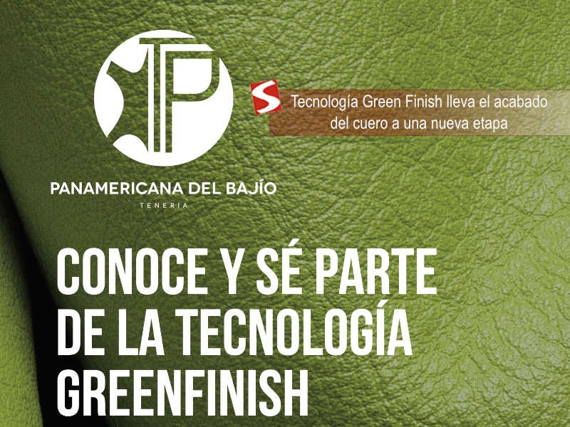 Tecnología Green Finish lleva el acabado del cuero a una nueva etapa