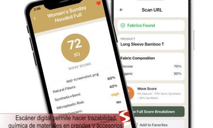 Escáner digital permite hacer trazabilidad química de materiales en prendas y accesorios