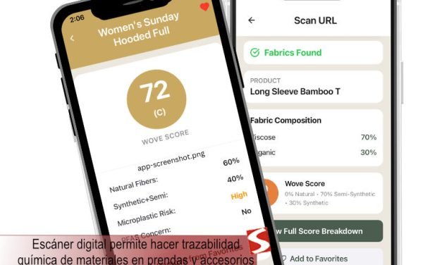 Escáner digital permite hacer trazabilidad química de materiales en prendas y accesorios