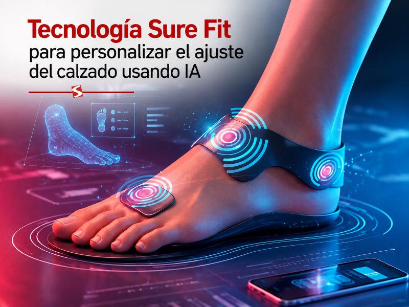 Tecnología Sure Fit para personalizar el ajuste del calzado usando IA