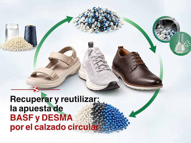 Recuperar y reutilizar: la apuesta de BASF y DESMA por el calzado circular